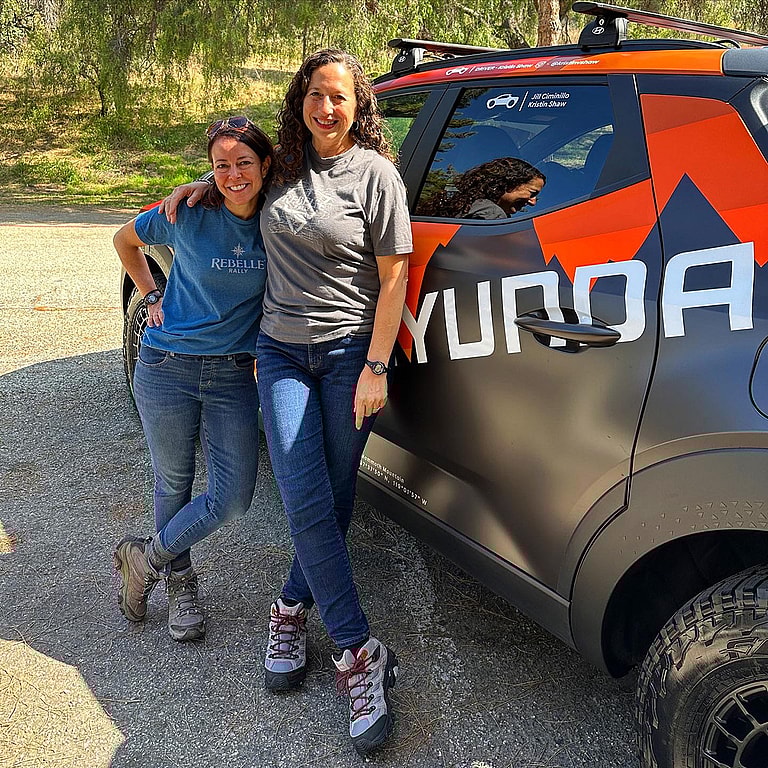 Me And My Amazing Rebelle Rally Race Partner (And Navigator) Jill Ciminello. Photo: Kristin Shaw