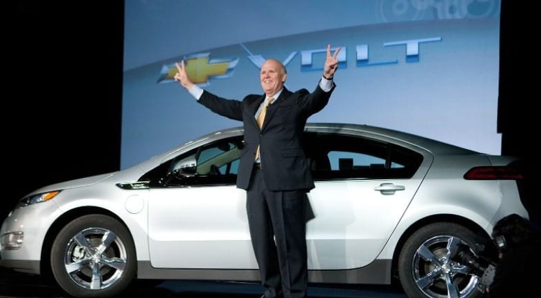 Dan Akerson, Former Ceo General Motors, Introducing The Volt