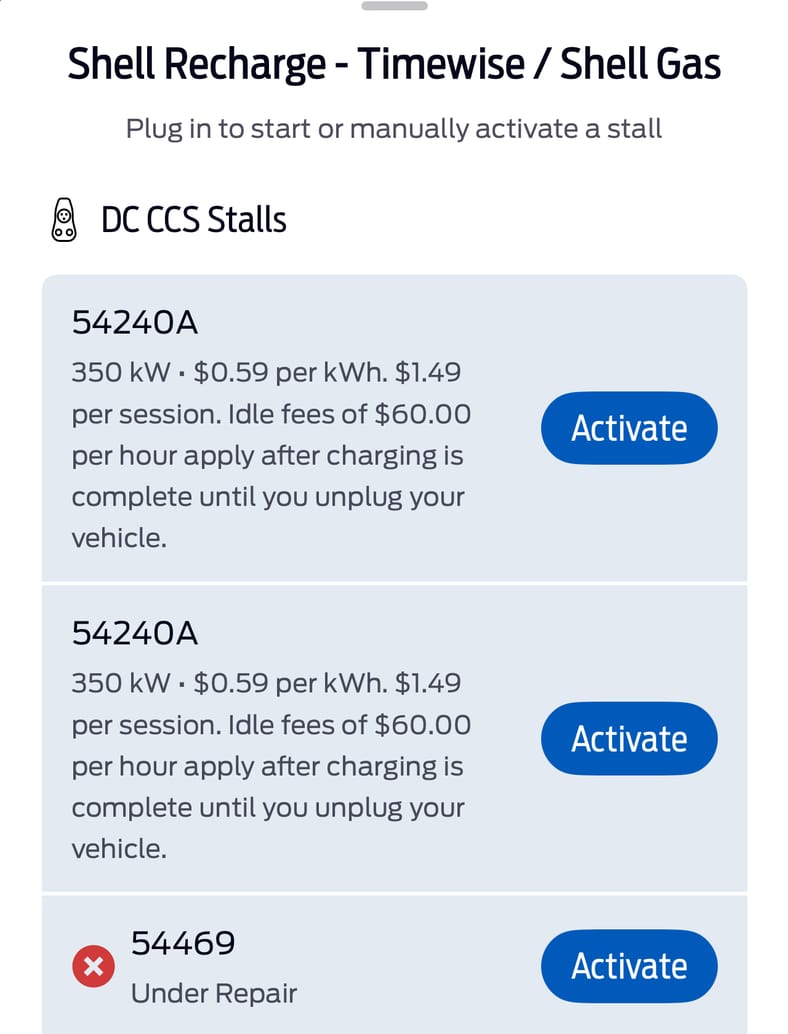 This Shell Charging Station In Michigan Is One Of The More Expensive Ones I Found