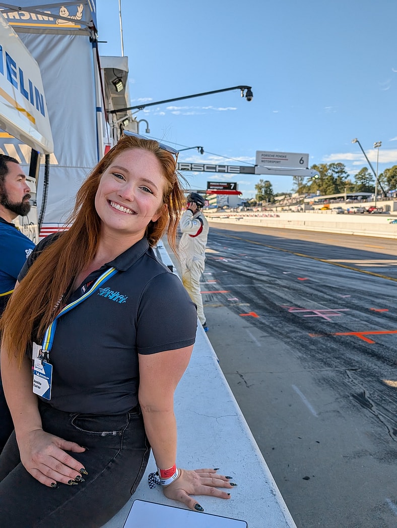 Me On Pit Wall At The Michelin Pit Box