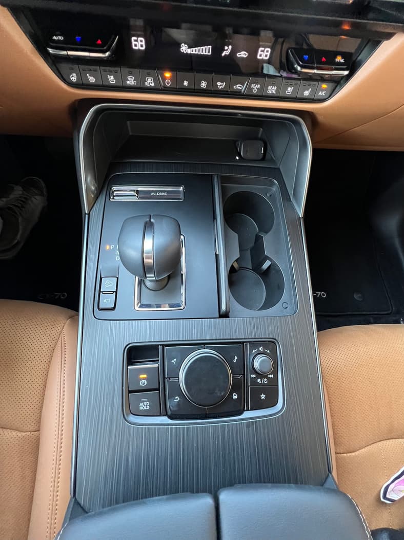 The Center Console Is Elegant In The Mazda Cx-70