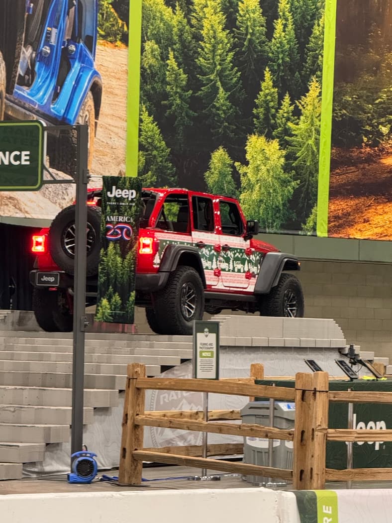 Car Culture, Future Tech, Gorgeous Design: What to see at the 2025 LA Auto Show 8 The Jeep Wrangler Off-Road Experience