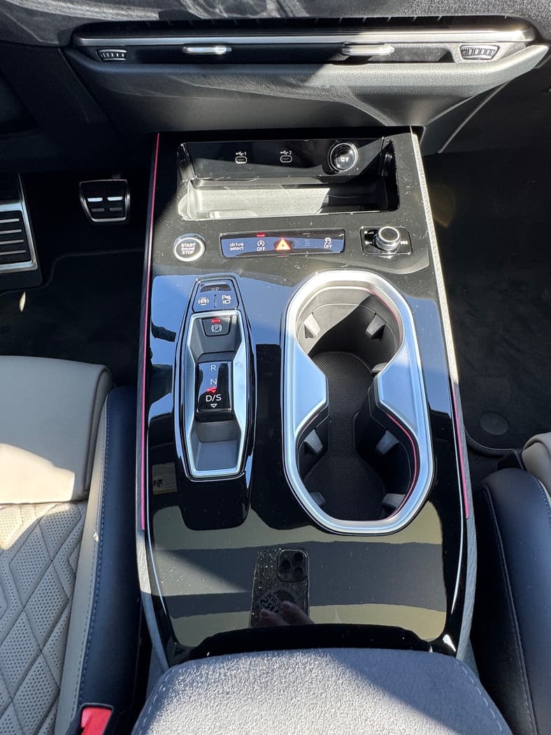 The Center Console In The Audi A6