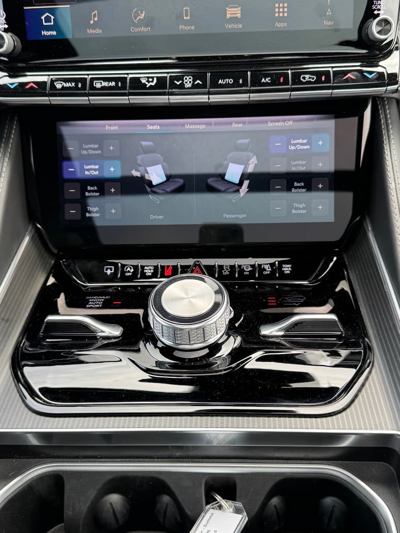 The Lower Climate Screen Retracts In The 2026 Jeep Grand Wagoneer