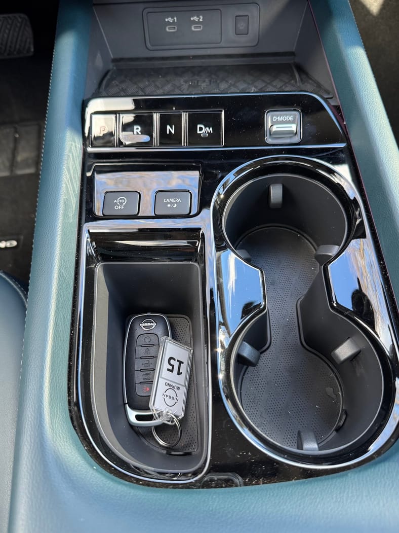 2025 Nissan Murano First Drive: A Simplified Design For Even More Confidence and Luxury 7 A Girls Guide To Cars | 2025 Nissan Murano First Drive: A Simplified Design For Even More Confidence And Luxury - The Center Console In The 2025 Nissan Murano