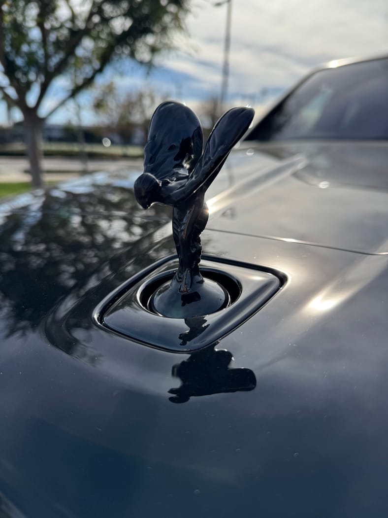 The Spirit Of Ecstasy On The Hood Of The Rolls-Royce Cullinan Series Ii