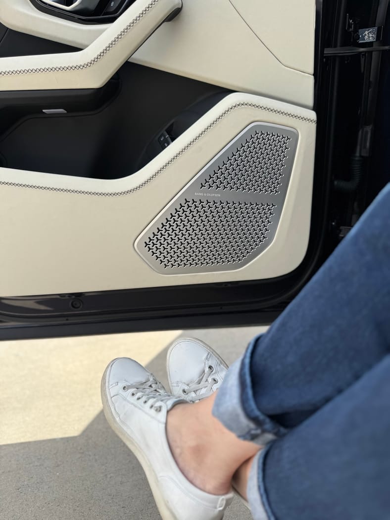 Even The Speaker Panels Feature The Iconic Lamborghini Y Imprint