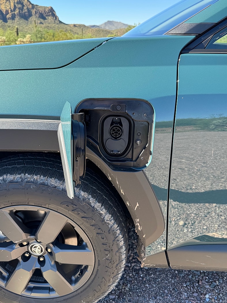 The Phev Charge Port In The 2026 Toyota Rav4