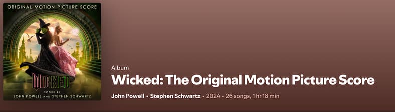 Wicked Road Trip Playlists
