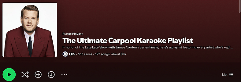 Carpool Karaoke Road Trip Playlists