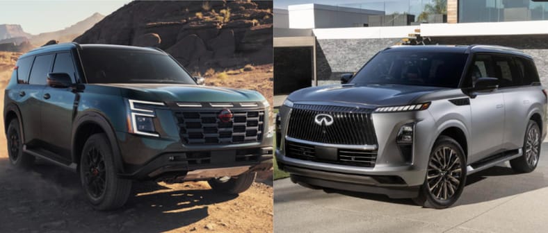 2025 Nissan Armada Vs 2025 Infinti Qx80