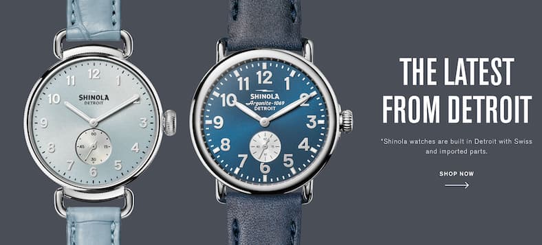 Passion, Mission and the Motor City: Meet Shinola, Detroit’s Next Era of Fine Design 2 Shinola Web Front Page