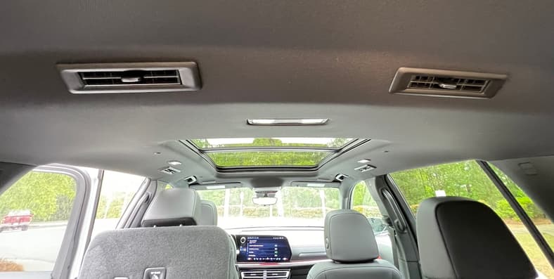 Rear Vents In The Ceiling Are Gold