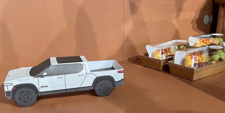 Think Car Shopping Is Boring, or Scary? Rivian Just Reinvented the Showroom and Test Drive 4 The Rivian Space In New York Had Coffee, Snacks, And Activities For Kids
