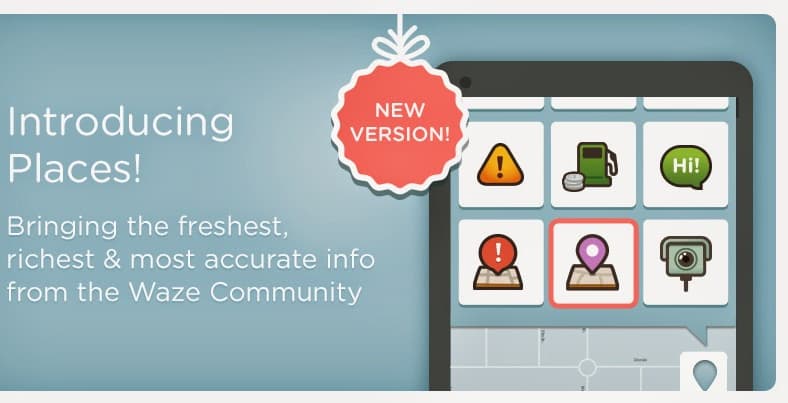 New Version Of Waze App Including The Places Functionality
