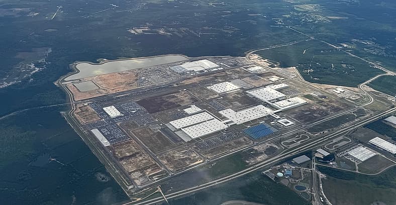 The Savannah Georgia Hyundai Plant Taken From The Air