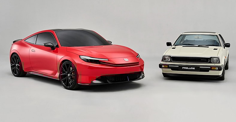 The Honda Prelude Returns for 2026 and This Is Why You’ll Want One 3 The2026 Honda Prelude Concept With The First Generation Honda Prelude