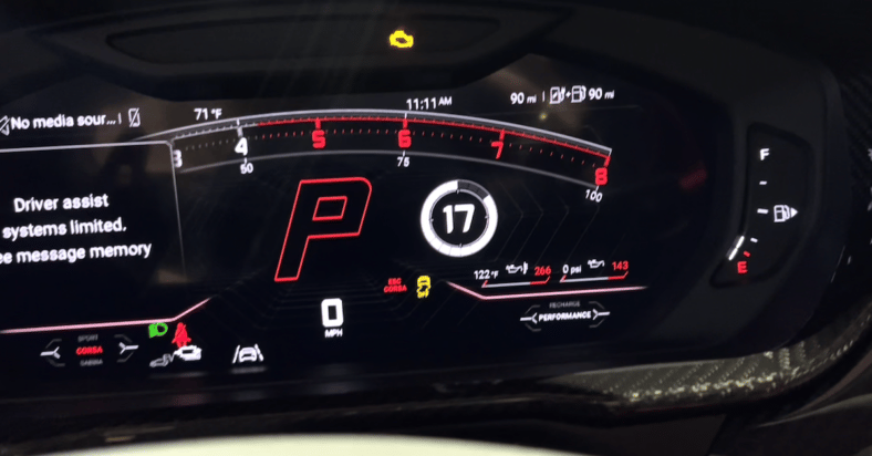 Urus Performance Mode Gives An Additional 20 Seconds Of Max Performance