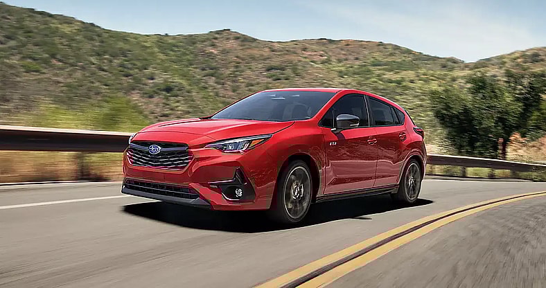 The 2026 Subaru Impreza On The Road
