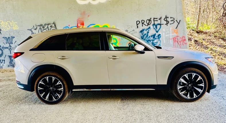A Side View Of The 2026 Mazda Cx-90 Phev