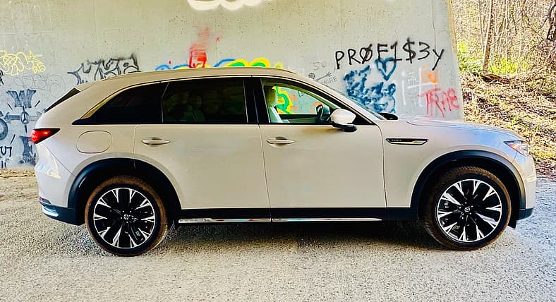 A Side View Of The 2026 Mazda Cx-90 Phev