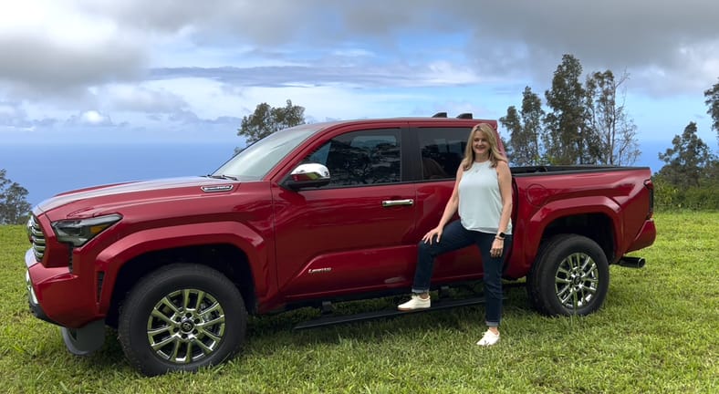 Me with the 2024 Toyota Tacoma