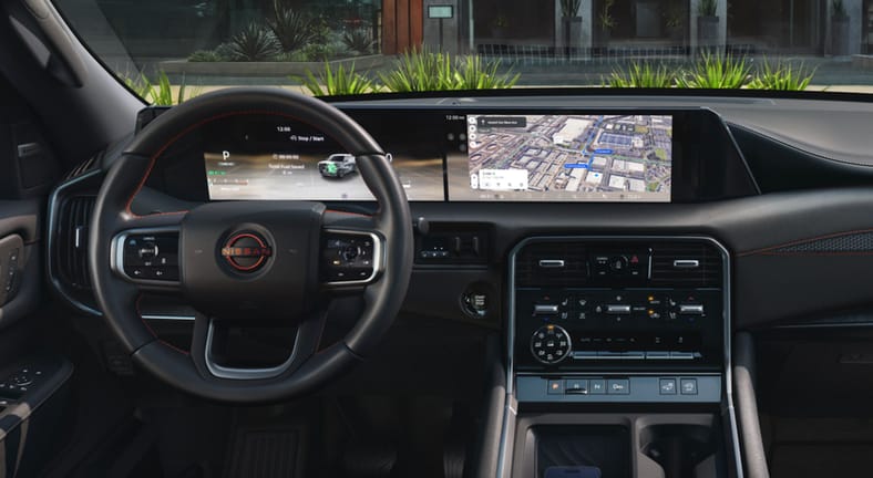 The Screen In The 2025 Nissan Armada