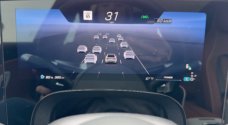 Mercedes Wants You To Crave This Car. So The Mercedes-Benz CLA 250+ Is Filled With Goodies 6 The Driver'S Display In The 2026 Mercedes-Benz Cla 250+ Shows Traffic Around Us