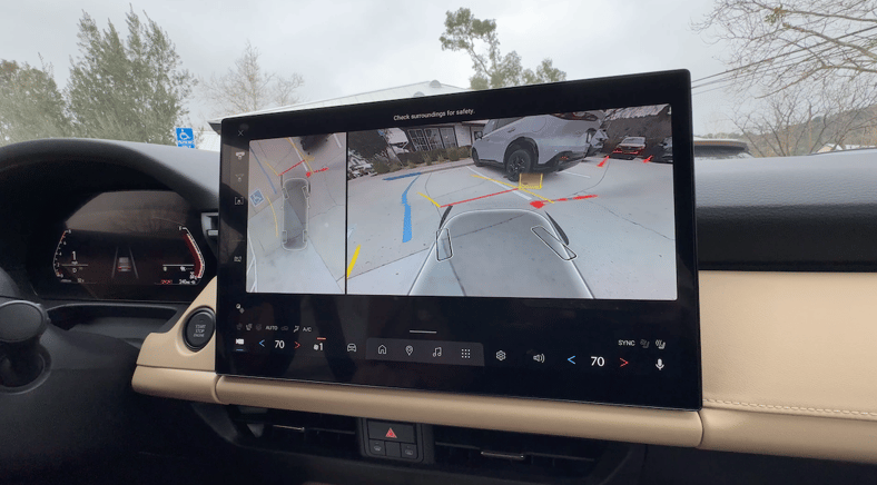 The Under-Body View Of The Surround View Camera In The 2026 Mazda Cx-5 Premium Plus