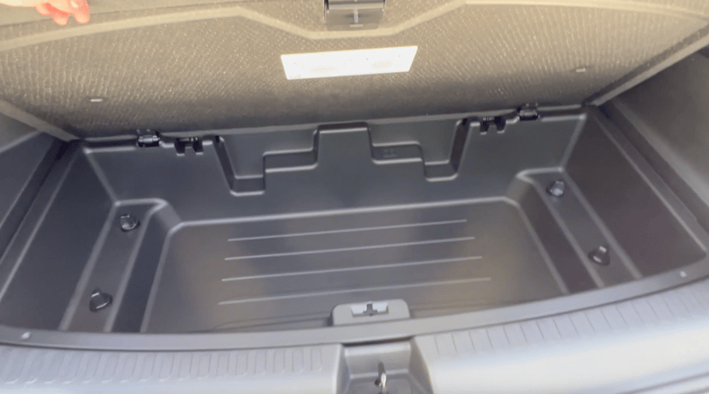 There Is A Storage Bin Under The Cargo Floor In The 2024 Gmc Acadia