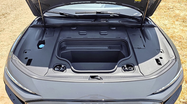 The Frunk In The Audi A6 E-Tron