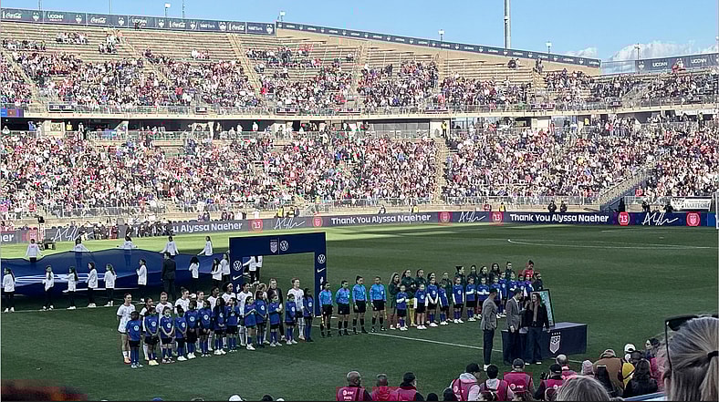 The U.s. Deaf Womens National Soccer Team After Their Win