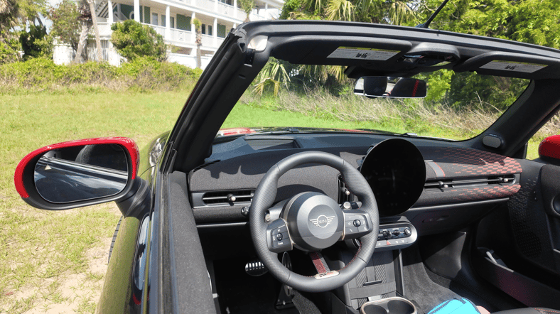 Go Ahead, Take it Off: Soak Up the Heritage Charm, Modern Tech in the 2025 MINI Convertible 6 The Driver'S Seat Of The New Mini Cooper Convertible With The Top Down