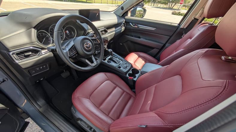 The Front Seat Of The 2025 Mazda Cx-5 Carbon