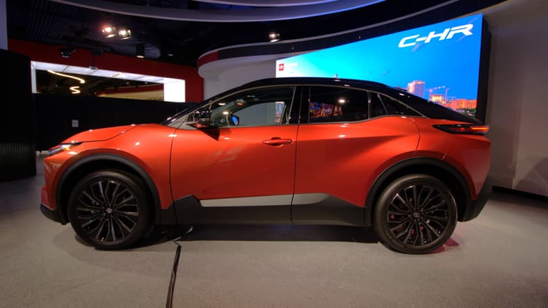 The Side Profile Of The 2026 Toyota C-Hr