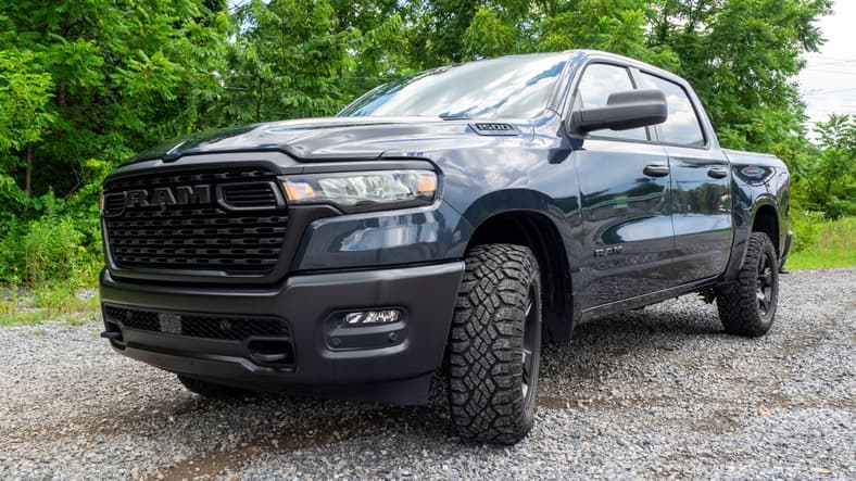 The Front Quarter View Of The 2025 Ram 1500 Warlock