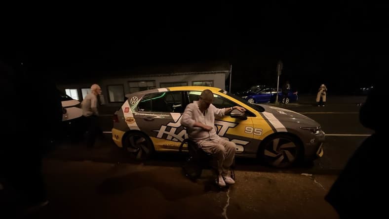 Torsten Gross And His Race Car