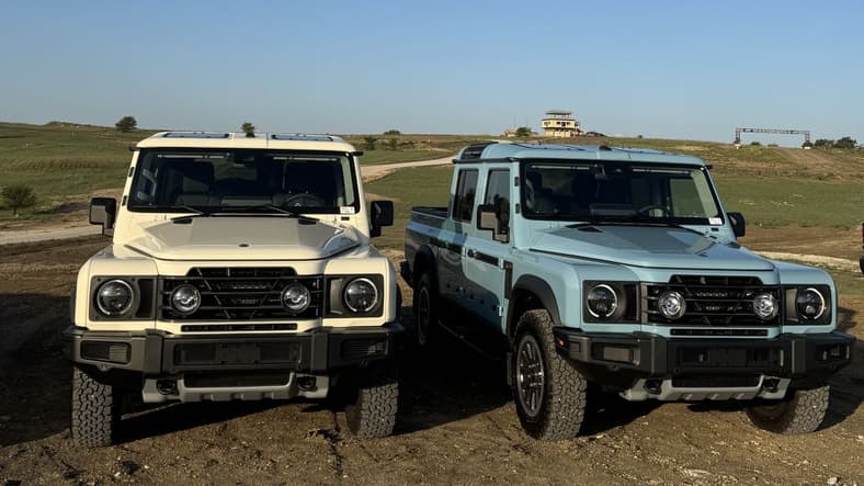 These Are the Best Off-Road SUVS, Say the 40 Journalists Who Drove Them and Voted 9 The Front End Of The Ineos Granedier And The Quartermaster