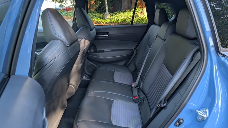 The Rear Seat In The 2026 Toyota Corolla Cross