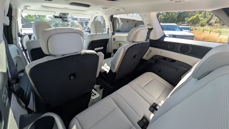 The Third And Second Row Of The 2026 Hyundai Palisade Hybrid