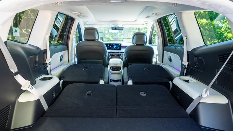 The Rear Cargo Space Of The 2026 Hyundai Ioniq 9 Calligraphy