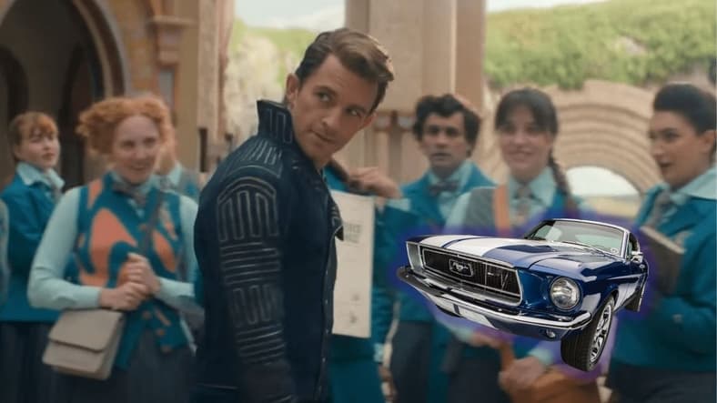 Fiyero With A Classic 1960S Ford Mustang
