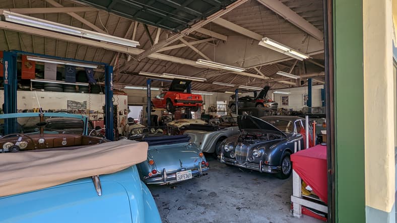 A Classic Car Dealership And Service Center