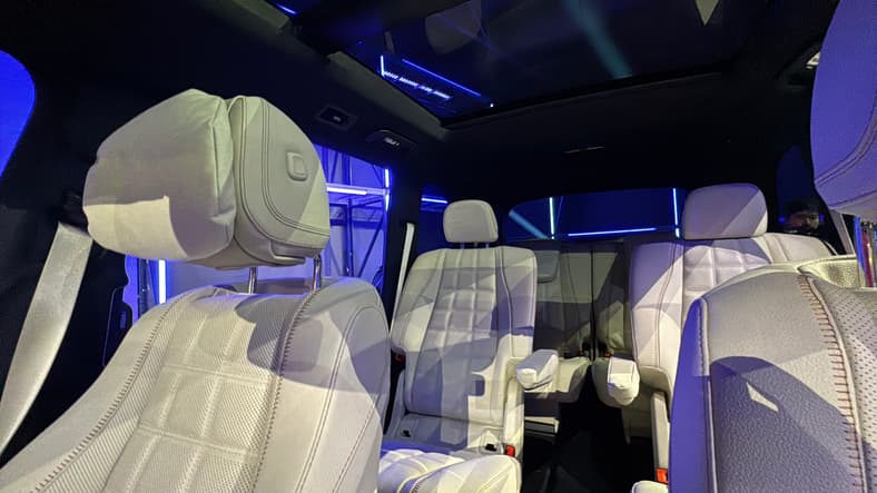 The Interior Of The 2027 Mercedes-Benz Gls, Looking Into The Third Row
