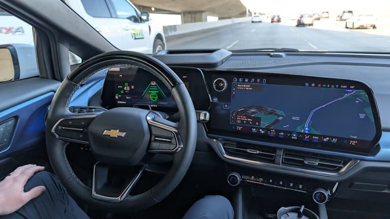 My Husband Using Super Cruise In The 2026 Chevy Equinox Ev Lt 2