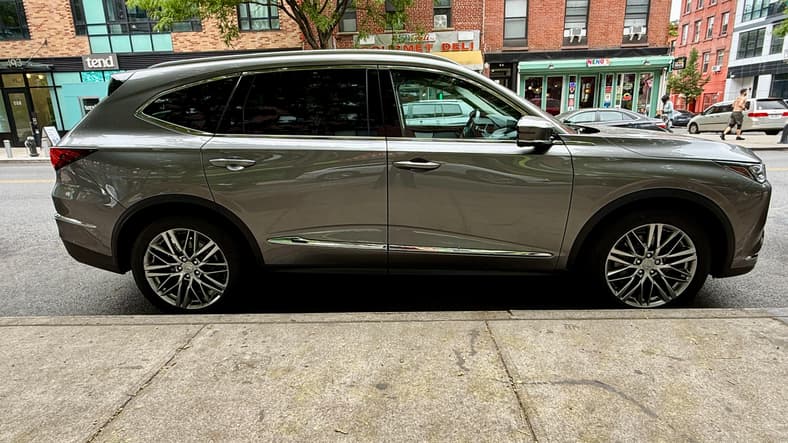 A Side Profile Of Kim'S 2024 Acura Mdx
