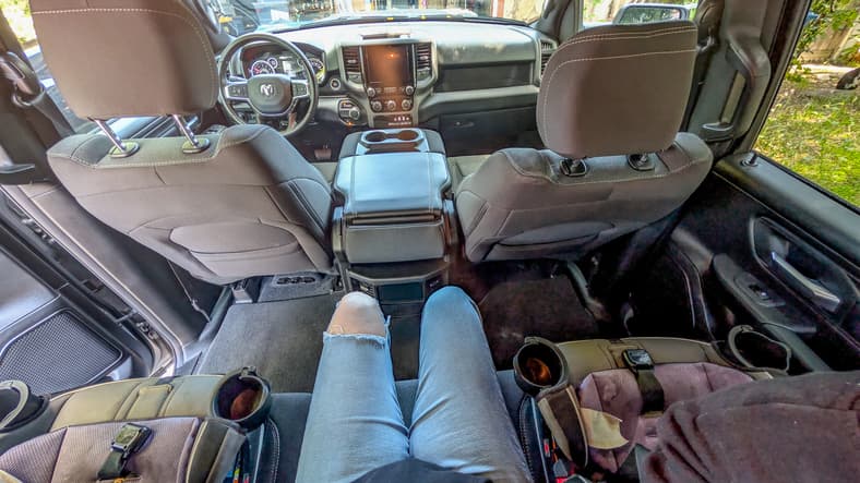 The Interior Spacing Of The 2026 Ram 1500 Blackout Express