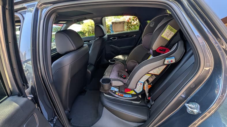 My Daughter'S Car Seats Installed In The 2026 Honda Civic Hatchback Sport Touring Hybrid