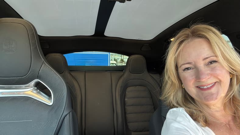 The Sunroof In The Mercedes-Amg Gt 4-Door Coupe Frosts To Block Out The Sun