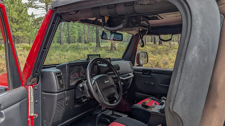 The Interior Of My Jeep After Shining It Up